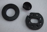 Skoda Fabia (Oval Twist Fixings) 1999-2007 Black Tailored Carpet Car Mats HITECH