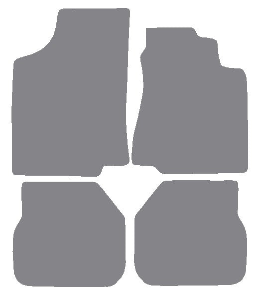 VW Passat 1988-1996 Grey Premium Carpet Tailored Car Mats NV HITECH