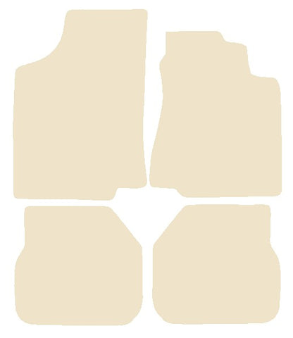 VW Passat 1988-1996 Beige Luxury Velour Tailored Car Mats NV HITECH