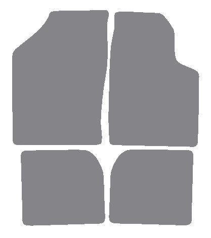 VW Polo 1 & 2 1975-1994 Grey Premium Carpet Tailored Car Mats NV HITECH