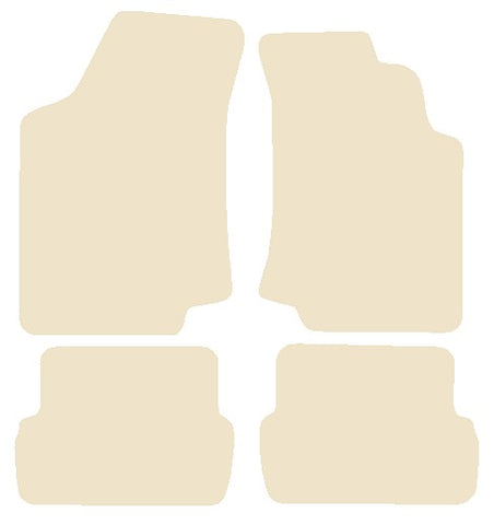 Volkswagen VW  Golf Mk3 1993-1998 Beige Luxury Velour Tailored Car Mats NV HITECH