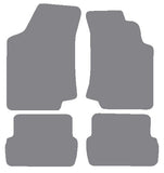 Volkswagen VW Golf Mk3 1993-1998 Grey Premium Carpet Tailored Car Mats NV HITECH