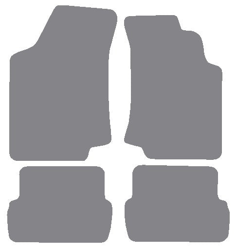 Volkswagen VW Golf Mk3 1993-1998 Grey Premium Carpet Tailored Car Mats NV HITECH