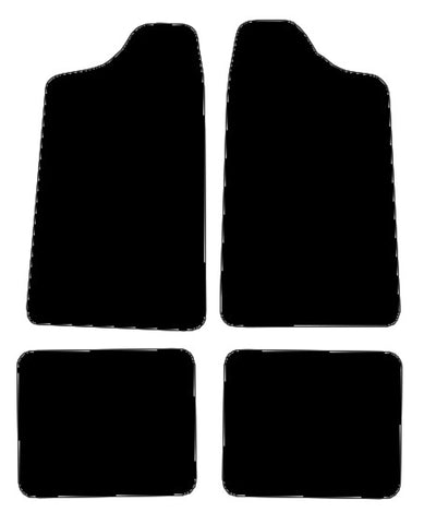 Vauxhall Chevette 1975-1978 Black Luxury Velour Tailored Car Mats NV HITECH