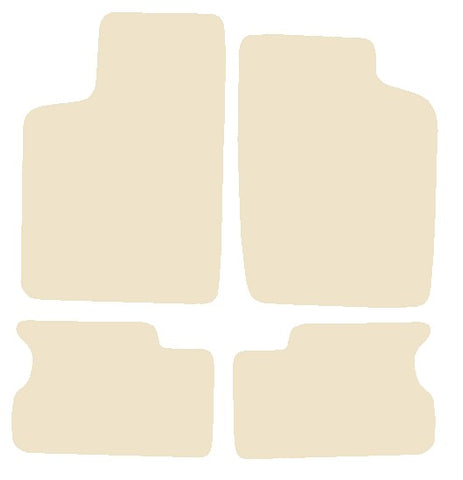 Vauxhall Astra Mk2 1985-1991 Beige Luxury Velour Tailored Car Mats NV HITECH