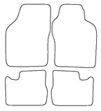 Vauxhall Cavalier 3 1988-1996 Tailored VS Rubber Car Mats