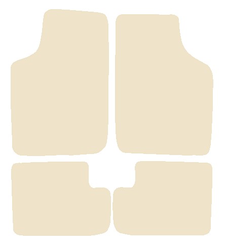 Vauxhall Nova 1983-1993 Beige Luxury Velour Tailored Car Mats NV HITECH
