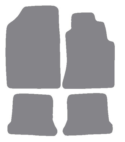 VW Corrado 1988-1995 Grey Premium Carpet Tailored Car Mats NV HITECH