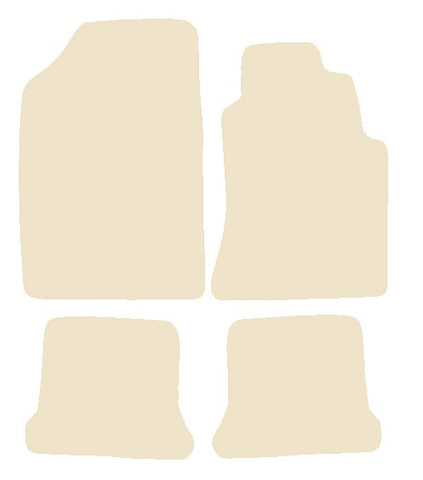 VW Corrado 1988-1995 Beige Luxury Velour Tailored Car Mats NV HITECH