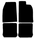 VW Beetle Classic 1950-2003 Black Luxury Velour Tailored Car Mats NV HITECH