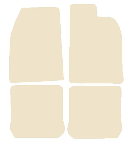 VW Beetle Classic 1950-2003 Beige Luxury Velour Tailored Car Mats NV HITECH