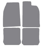VW Beetle Classic 1950-2003 Grey Premium Carpet Tailored Car Mats NV HITECH