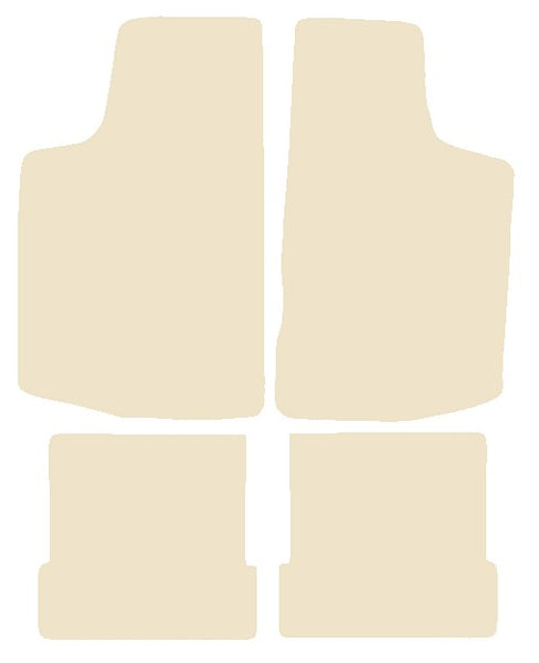 Volkswagen VW  Golf Mk1 1974-1983 Beige Luxury Velour Tailored Car Mats NV HITECH