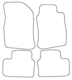 Vauxhall Vectra 1995-2002 Tailored VS Rubber Car Mats