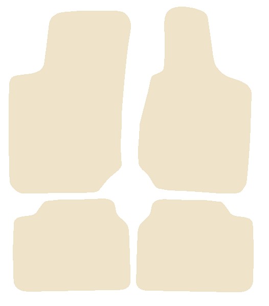 Vauxhall Tigra (Automatic) 1994-2003 Beige Luxury Velour Tailored Car Mats NV HITECH