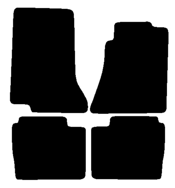 Vauxhall Senator/Carlton 1987-1994 Black Tailored Carpet Car Mats NV HITECH