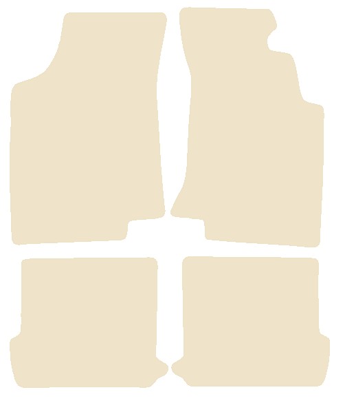 Volkswagen VW  Golf Mk3 Cabriolet 1994-1998 Beige Luxury Velour Tailored Car Mats NV HITECH