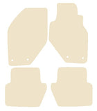 Volvo 850 (V70) 1992-1997 Beige Luxury Velour Tailored Car Mats NV HITECH