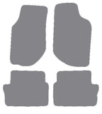 Volvo 940/960 Manual 1990-1999 Grey Premium Carpet Tailored Car Mats NV HITECH