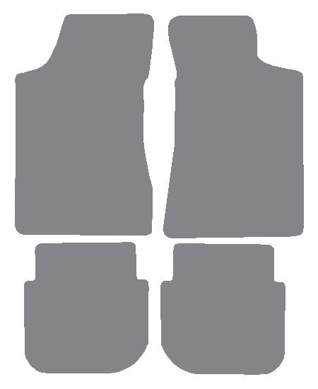 Volvo 480+ES 1987-1995 Grey Premium Carpet Tailored Car Mats NV HITECH
