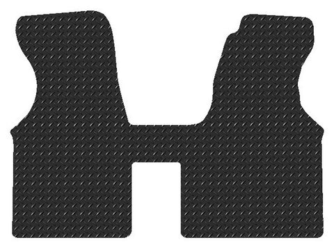 VW Transporter T4 1990-2003 Chequered Rubber Tailored Van Mats HITECH