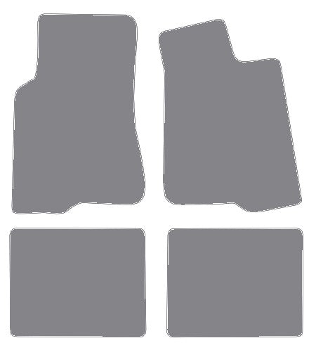 Volvo 200 1982-1993 Grey Premium Carpet Tailored Car Mats NV HITECH