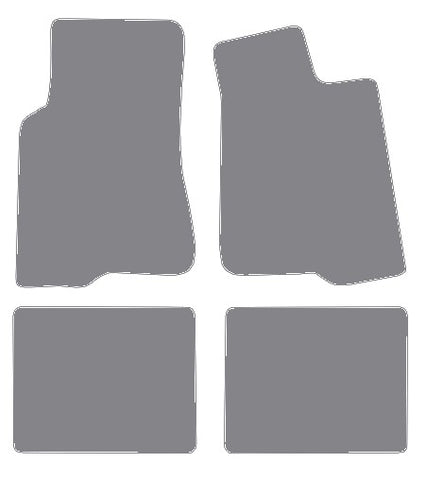 Volvo 200 1982-1993 Grey Premium Carpet Tailored Car Mats NV HITECH