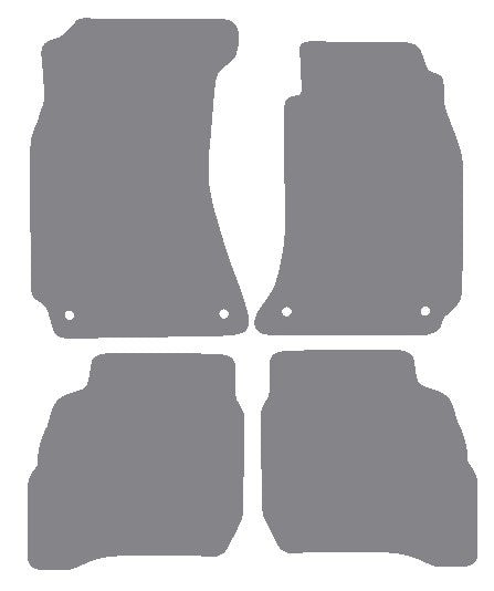 VW Passat 1996-2000 Grey Premium Carpet Tailored Car Mats NV HITECH
