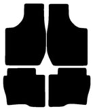 Volvo 300  Man 1987-1991 Black Luxury Velour Tailored Car Mats NV HITECH