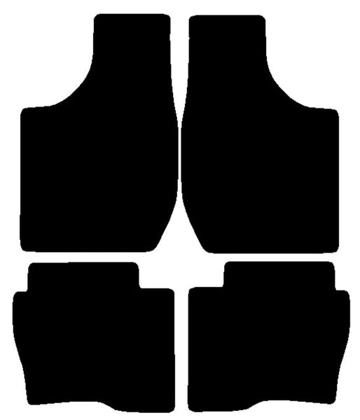 Volvo 300  Man 1987-1991 Black Luxury Velour Tailored Car Mats NV HITECH