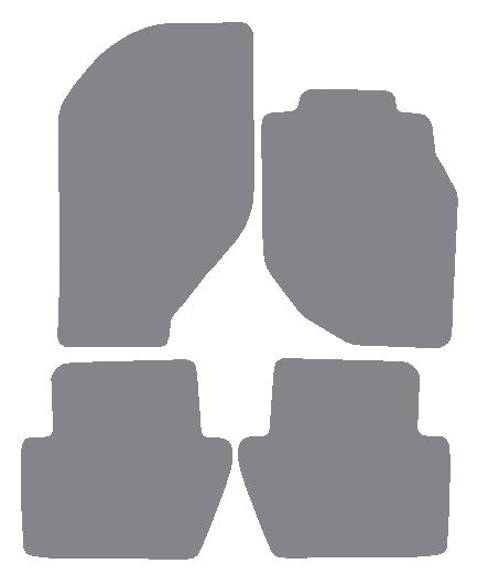 Volvo C70 Coupe / Convertible 1996-2005 Grey Premium Carpet Tailored Car Mats NV HITECH
