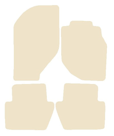 Volvo C70 Coupe / Convertible 1996-2005 Beige Luxury Velour Tailored Car Mats NV HITECH