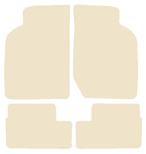 Vauxhall Astra Mk1 1980-1985 Beige Luxury Velour Tailored Car Mats NV HITECH