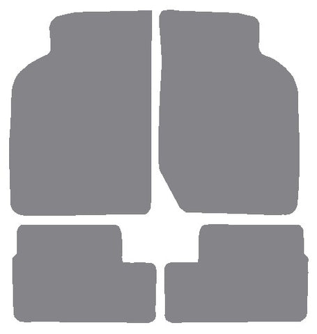 Vauxhall Astra Mk1 1980-1985 Grey Premium Carpet Tailored Car Mats NV HITECH