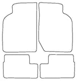 Vauxhall Astra Mk1 1980-1985 Tailored VS Rubber Car Mats