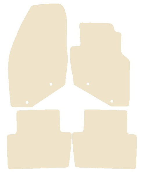 Volvo S80 1998-2006 Beige Luxury Velour Tailored Car Mats NV HITECH