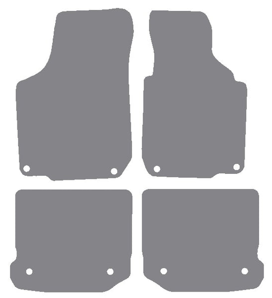 Volkswagen VW Golf Mk4 V5 1999-2004 Grey Premium Carpet Tailored Car Mats NV HITECH