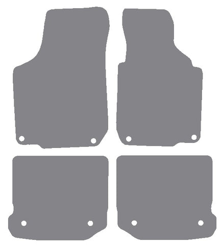 Volkswagen VW Golf Mk4 V5 1999-2004 Grey Premium Carpet Tailored Car Mats NV HITECH