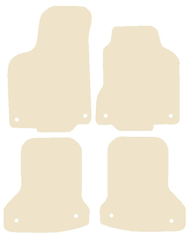 VW Polo 3 1994-2002 Beige Luxury Velour Tailored Car Mats NV HITECH