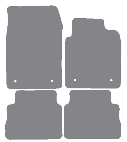 Vauxhall Vectra 2002-2008 Grey Premium Carpet Tailored Car Mats NV HITECH