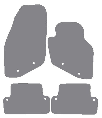 Volvo S60 2000-2009 Grey Premium Carpet Tailored Car Mats NV HITECH