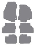 Vauxhall Zafira A 1999-2005 Grey Premium Carpet Tailored Car Mats NV HITECH