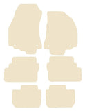 Vauxhall Zafira A 1999-2005 Beige Luxury Velour Tailored Car Mats NV HITECH