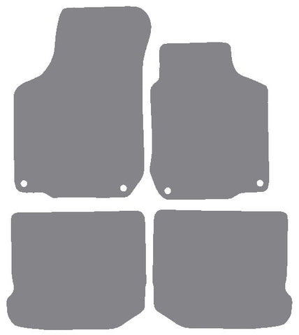 Volkswagen VW Golf Mk4 R32 2002-2004 Grey Premium Carpet Tailored Car Mats NV HITECH