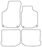 VW Golf Mk4 R32 2002-2004 Tailored VS Rubber Car Mats