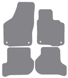 Volkswagen VW Golf Mk5 (Oval Twist Fixings) 2004-2007 Grey Premium Carpet Tailored Car Mats NV HITECH