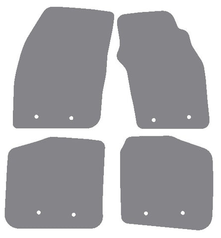 Volvo S40 & V40 2000-2003 Grey Premium Carpet Tailored Car Mats NV HITECH