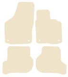VW Jetta 2006-2011 Beige Luxury Velour Tailored Car Mats NV HITECH