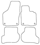 VW Jetta 2006-2011 Tailored VS Rubber Car Mats