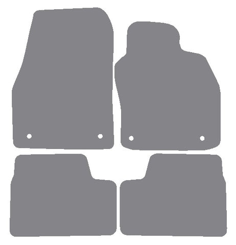 Vauxhall Astra Mk5 2004-2009 Grey Premium Carpet Tailored Car Mats NV HITECH